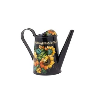 Arrosoir en métal émaillé peint à la main, tendance, pour plantes d'intérieur et d'extérieur, pulvérisateur d'eau pour plantes de jardin - Product Image 2