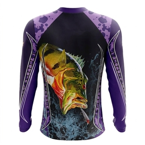 Camiseta de Pesca de Manga Larga para Hombre, de Alta Calidad, Cómoda, para Actividades al Aire Libre, Ropa de Pesca Profesional - Product Image 2