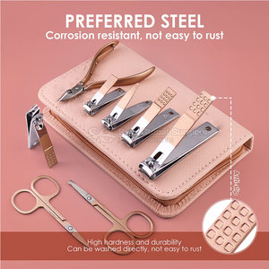 Premium Stainless Steel Manicure & <b>Pedicure</b> Kit Complete Set with Durable <b>Tools</b> and Convenient Carrying Case - Product Image 3
