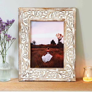 Cadre photo en bois massif de qualité export, fait main, décoratif, pour hôtel, maison, bureau, vente en gros - Product Image 3