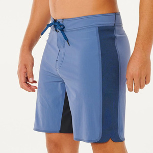 Shorts de bain en toile pour hommes, à motif uni, séchage rapide, respirants, anti-plis, écologiques, avec cordon de serrage, pour le surf et usage décontracté - Product Image 2