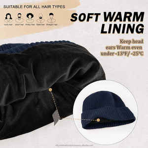 Bonnets de qualité supérieure Taille personnalisée Vente en gros Impression personnalisée du logo Bonnets en tricot d'hiver - Product Image 6