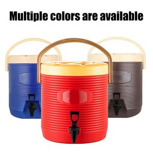 <span class=keywords><strong>Distributeur</strong></span> <span class=keywords><strong>de</strong></span> boissons isotherme avec robinet, en plastique, chaud/froid, en acier inoxydable 304, seau à thé au lait chaud/froid pour la restauration - Product Image 4