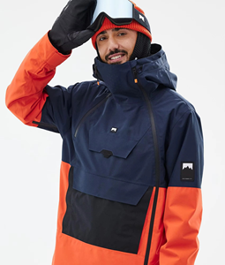 Veste de ski pour homme, coupe-vent, imperméable, respirante, grande taille, doublée polaire, design personnalisé, haute qualité - Product Image 2