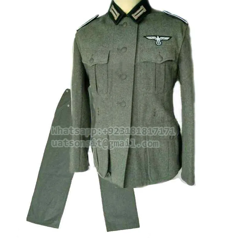 Conjunto de uniforme alemão M36 da Segunda Guerra Mundial