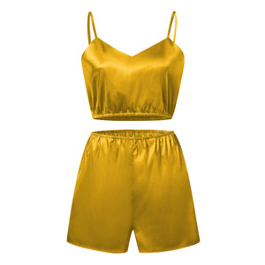 Vêtements de nuit pour couple, été, haute qualité, 100% coton, respirant, doux, pyjamas sexy pour femmes, ensembles de nuit personnalisés, assortis - Product Image 1