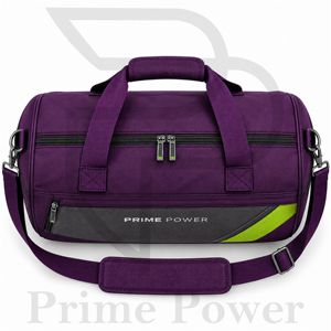 Bolsa Deportiva Morada Prime Power de 20-36L, Resistente al Agua, con Múltiples Compartimentos, Asa Superior y Correa para el Hombro - Product Image 4