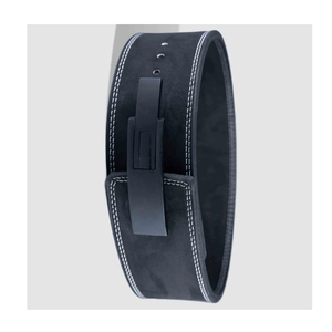 Ceinture de musculation unisexe en cuir de vachette GAPE SPORTS - Taille personnalisable et levier métallique antidérapant pour la musculation en salle de sport - Product Image 4