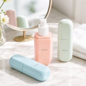 Custom Logo PET Capsule Shape Cosmetic <b>Spray</b> <b>Bottle</b> 50ml 60ml 80ml 100ml Refillable Travel Toner Mist <b>Bottle</b> Skincare Packaging - Product Image 5