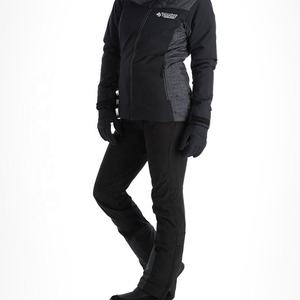 Nouvelles vestes d'extérieur coupe-vent élégantes et personnalisées pour femmes Vestes chaudes à manches longues avec fermeture éclair sur le devant pour femmes - Product Image 3