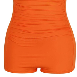 2026 OEM Women's One Swimsuits Swim Brief Digital Print High Waist Eco-Friendly Quick Dry Spandex/Polyester ODM Breathable Front - Product Image 6