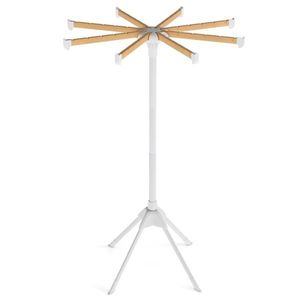 Tendedero Plegable de Bambú con 40 Ranuras para Colgar Ropa, Ahorra Espacio, Soporte de Secado de Ropa para Interiores - Product Image 1
