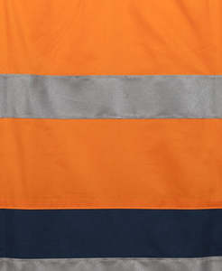 Camisa de Trabajo de Manga Larga de Alta Visibilidad, (D+N) 150G - Product Image 4