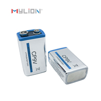 Yüksek Kapasiteli 1200mAh 9V CP9V Lityum Pil, Güvenlik Sistemi Acil Durum Cihazı için