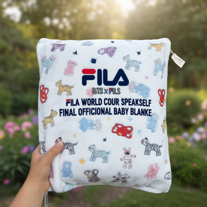 Manta Oficial para Bebés del Tour Mundial Speak Yourself de BTS X Fila - Product Image 3