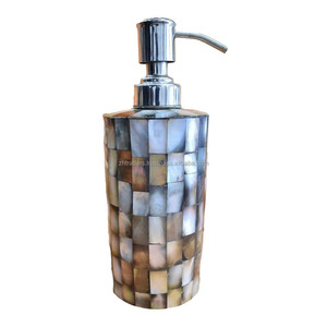 Cheap Price <b>Mop</b> Dispenser Liquid Soap Dispenser at Luxury Black Mother of Pearl Soap Dispenser Bath Accessories From India - Product Image 4