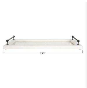 Bandeja de madera, bandeja de servir de madera, bandeja de desayuno de madera con asa, venta directa de fábrica al por mayor - Product Image 3