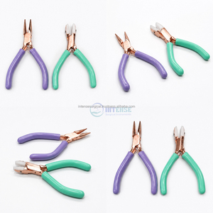 ชุดคีมทำเครื่องประดับสีโรสโกลด์ 2 ชิ้น คีมปากแหลมและคีมปากไนลอน สำหรับงานประดิษฐ์ลูกปัด - Product Image 4