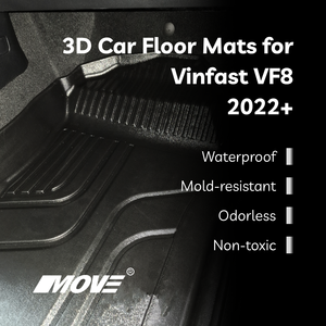 Tapis de véhicule TPE sur mesure de haute qualité directe d'usine pour VinFast VF8 2023 + tapis de voiture haut de gamme inodore et antidérapant - Product Image 5
