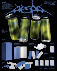 aespa 2ème album complet [LEMONADE] (version CAN/Smart Album) Album KPOP Carte photo K-POP SM - Product Image 2