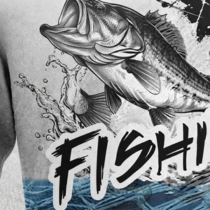 Nuevo Diseño 2026 Ropa de Pesca Ligera con Logotipo Personalizado, Cómoda, de Secado Rápido, 100% Poliéster, Camisetas Polo de Pesca para Hombre - Product Image 5