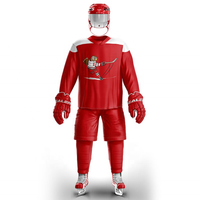 Uniformes de Hockey sobre Hielo de Último Diseño, Producto en Oferta, Hecho en Pakistán, Mejor Material, Nuevo Modelo, Uniforme de Hockey sobre Hielo Más Vendido