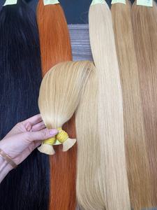 Extensiones de cabello vietnamita 100% de alta calidad 2025, virgen, 100 gramos por paquete, cabello trenzado rizado natural - Product Image 2