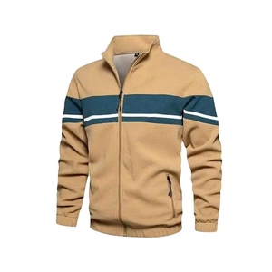 Men's High Quality 100% Cotton Casual Printed 2 in 1 Stand Collar Breathable <b>Track</b> <b>Suit</b> Sets with Zipper Fly - Product Image 1