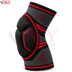 Nouvel arrivage : Genouillères de boxe robustes de qualité supérieure, rouge et gris, avec service OEM/ODM pour la création de votre propre marque. - Product Image 4