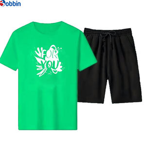 Conjunto Cómodo Unisex, Conjunto Corto con Estampado de Dibujos Animados para Hombre, Nueva Colección de Verano, Conjunto Deportivo Personalizado para Hombre, Transpirable - Product Image 4