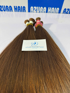 Extensions de cheveux humains en vrac Azura Hair Vietnam, cheveux Remy vietnamiens, trame simple, pointes pleines, style rose - Product Image 2