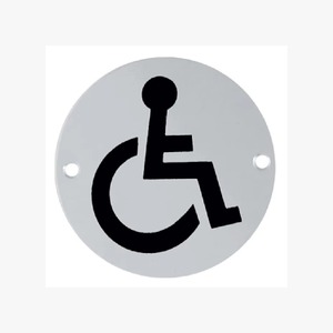 Placa de Señalización para Discapacitados de Aluminio Moderno de Buena Calidad con Símbolo Universal para Escuelas, Hospitales, Oficinas, Hoteles y Villas - Mejor Precio - Product Image 6