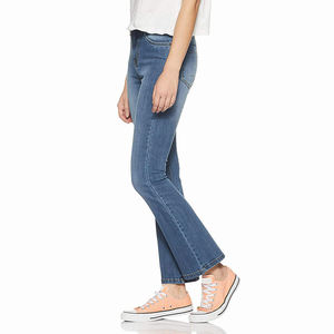 Pantalones Vaqueros Acampanados de Mezclilla para Hombre, Estilo Urbano, Transpirables, 100% Algodón, Unisex, Oversize, Ajuste Holgado, Lavados, Color Liso, Verano Invierno, Venta al por Mayor - Product Image 3