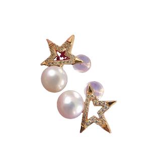 Exquisite Freshwater Pearl <b>Drop</b> <b>Earrings</b> with S925 <b>Silver</b> Needle Design Beaded Mantou and Sky Dream Collection - Product Image 5