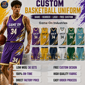 Lightweight Trendy Product Customized Made New Arrival OEM ODM Service Sublimated Printing Men Basketball Jersey and Shorts Sets - Product Image 4