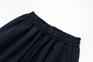 Ensemble de survêtement unisexe à col montant, veste zippée intégrale et pantalon de jogging à cordon de serrage, couleur unie, tenue décontractée 2 pièces - Product Image 4