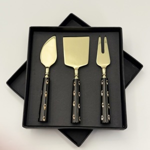 Juego de Cubiertos con Mango de Resina de Diseño, Agarre Ergonómico y Construcción de Acero Inoxidable Resistente a la Oxidación para una Experiencia Exquisita - Product Image 1