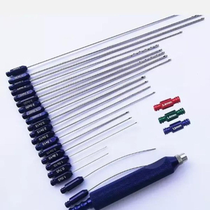 Juego de 24 Cánulas de Liposucción de Acero Inoxidable con Conexión Luer Lock, Instrumentos de Cirugía Plástica para Injerto de Grasa, Kit con Certificación CE - Product Image 3