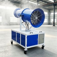 Cañón de Niebla para Paisajismo, Crea Niebla Artificial, Embellece el Entorno, También Sirve para Refrigeración y Eliminación de Polvo