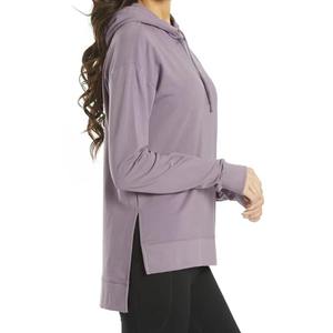 Custom Women Long <b>Hoodies</b> Wholesale Factory Quality Fleece <b>Longline</b> Sweatshirt Casual Winter Wear Oversized Full Sleeve Zip Up - Product Image 4