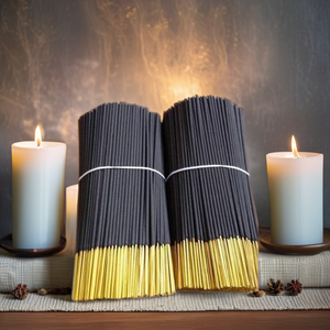 Best Quality Premium 9 Inch Black Raw Incense <b>Sticks</b> Wholesale Price From India Exporter Aromatic Use Incense Holders Diffuser - Product Image 6