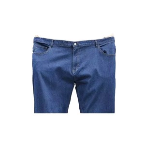 Jeans Casuales para Hombre, Corte Recto, Elásticos, Transpirables, Lavado Claro, Cintura Media, Tallas Grandes, para Verano, Otoño e Invierno - Product Image 4