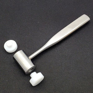 Marteau chirurgical orthopédique en acier inoxydable à double tête avec face en nylon, instrument manuel - Product Image 5