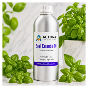 Huile essentielle de basilic (Ocimum Basilicum) 100% pure, qualité cosmétique, distillée à la vapeur, pour produits de soins personnels, vente en gros, meilleure qualité - Product Image 3