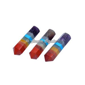 Points en pierre désossés, 7 chakras, pièces - Product Image 2