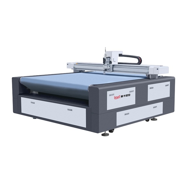 Semi-Automatic Flatbed Cutting Plotter with CCD Camera Computerized Cutter Plotter with Essential PLC & Motor Components