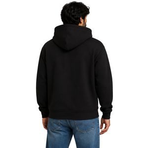 Sweat à capuche noir personnalisé pour homme en molleton de coton épais avec broderie graphique étoile, style streetwear, vente en gros, fabricant de premier plan - Product Image 2