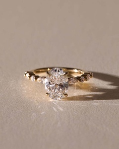Anillo Romántico de Diamante Ovalado de Lujo de 1.02CT, Cultivado en Laboratorio, Certificado por IGI, con Oro Sólido de 14K, Joyería Sorpresa para Aniversario de Bodas - Product Image 1