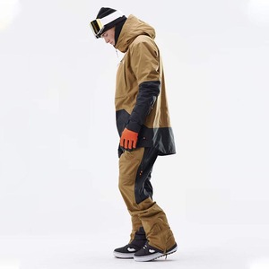 Combinaison de ski réversible chauffante unisexe pour adulte, imperméable, coupe-vent, respirante, avec fermeture éclair, design à capuche, en laine de haute qualité - Product Image 2