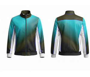 Chaqueta Personalizada con Cierre Completo y Opciones de Diseño Ilimitadas, Ropa Deportiva para Correr y Hacer Ejercicio, Cálida, Transpirable y de Secado Rápido |   Tallas Hombre Mujer Juvenil - Product Image 5